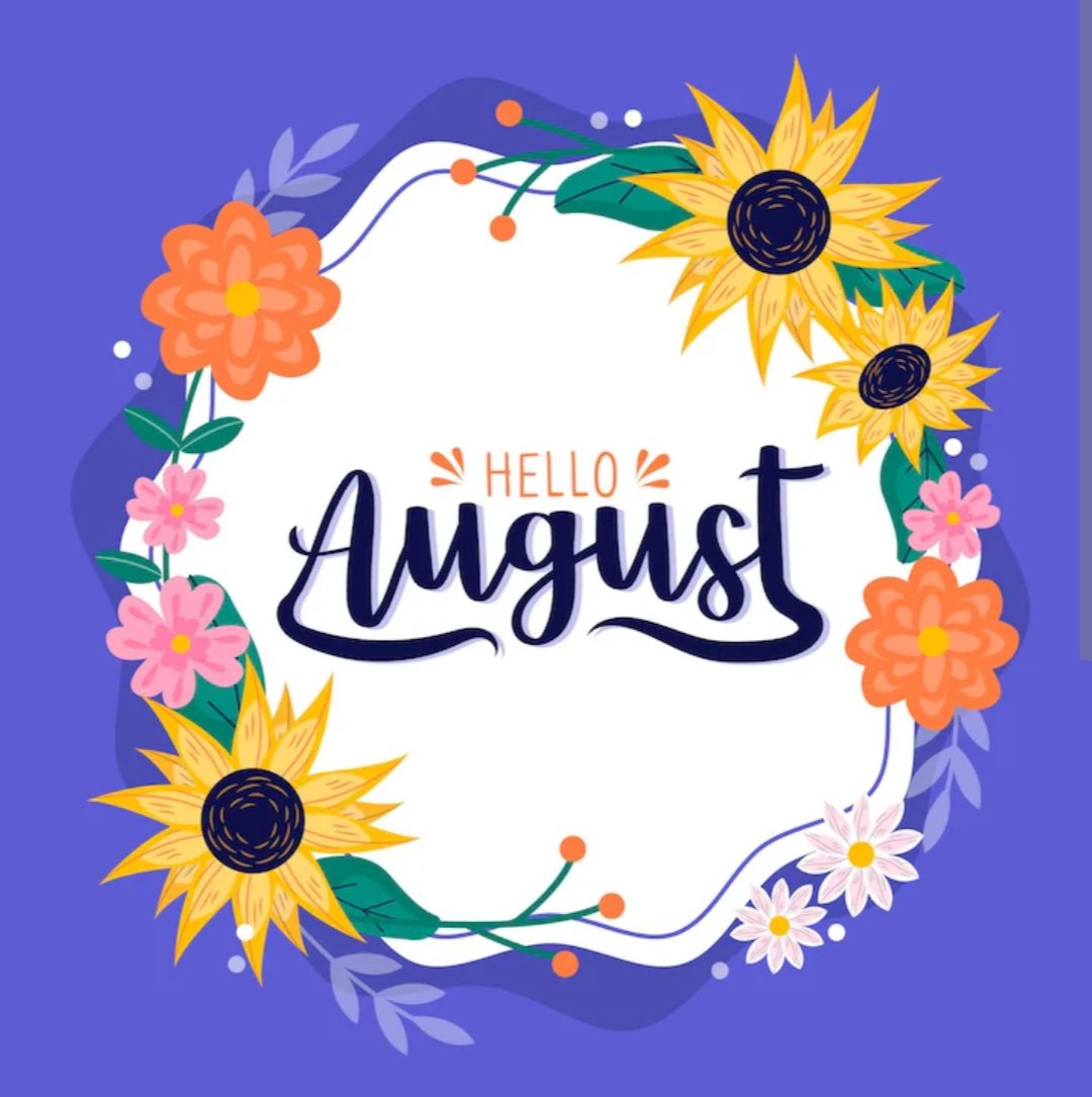 BukolaOfGod__'s tweet photo. Happy New Month! 🎉

Welcome to August. 

May this month bring you peace, good health, divine favor, open doors, and endless reasons to be grateful. 

May your efforts be rewarded, your prayers answered, and your days filled with joy. 

Have a blessed and joyful month ahead ✨ https://t.co/KgMpIC9HyG