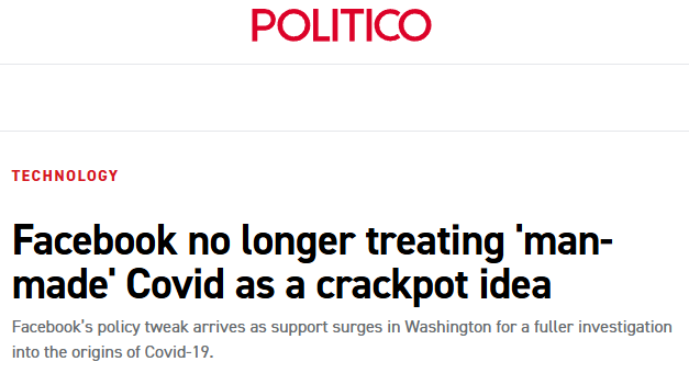 kevinnbass's tweet photo. In 2020, you would be put in Facebook jail if you said that COVID-19 came from a lab.

As it turns out, even while he was saying the opposite in public, Fauci also privately thought that COVID-19 could have been from a lab.

Many of us trusted Fauci.

We shouldn't have. https://t.co/vLFo2GPilM