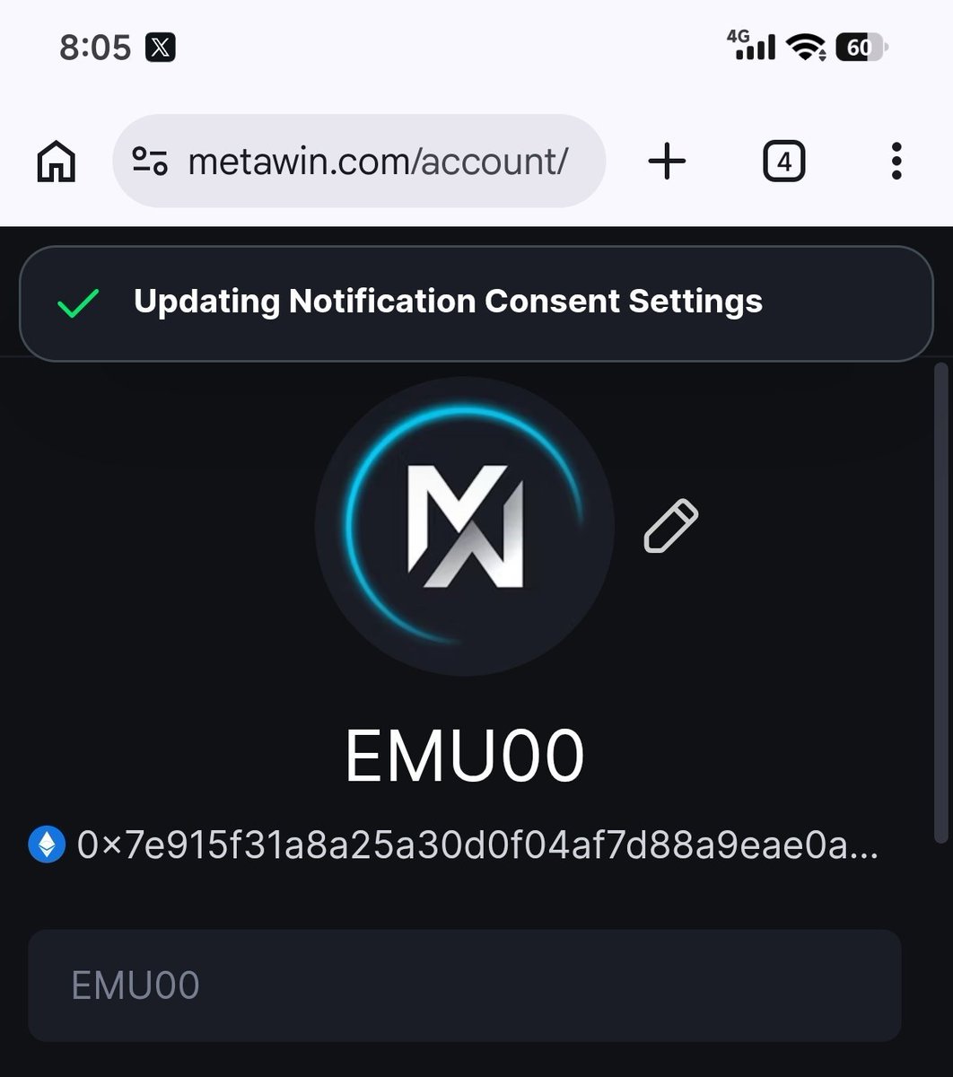 EmranXwinner_'s tweet photo. @coldtrz @MetaWin 🆔EMU00

 0x7e915f31a8a25a30d0f04af7d88a9eae0a4a0

Honestly Cold I'm active and always showing up every single time 

Thank you https://t.co/0bFGtDcSks