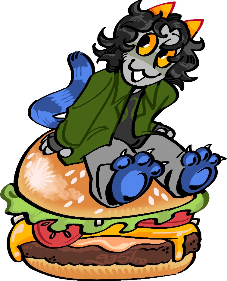 ga5tro's tweet photo. closeup of nepetaburger cause i spent like way too long on her LOL

#homestuck https://t.co/jznVVGnsxD