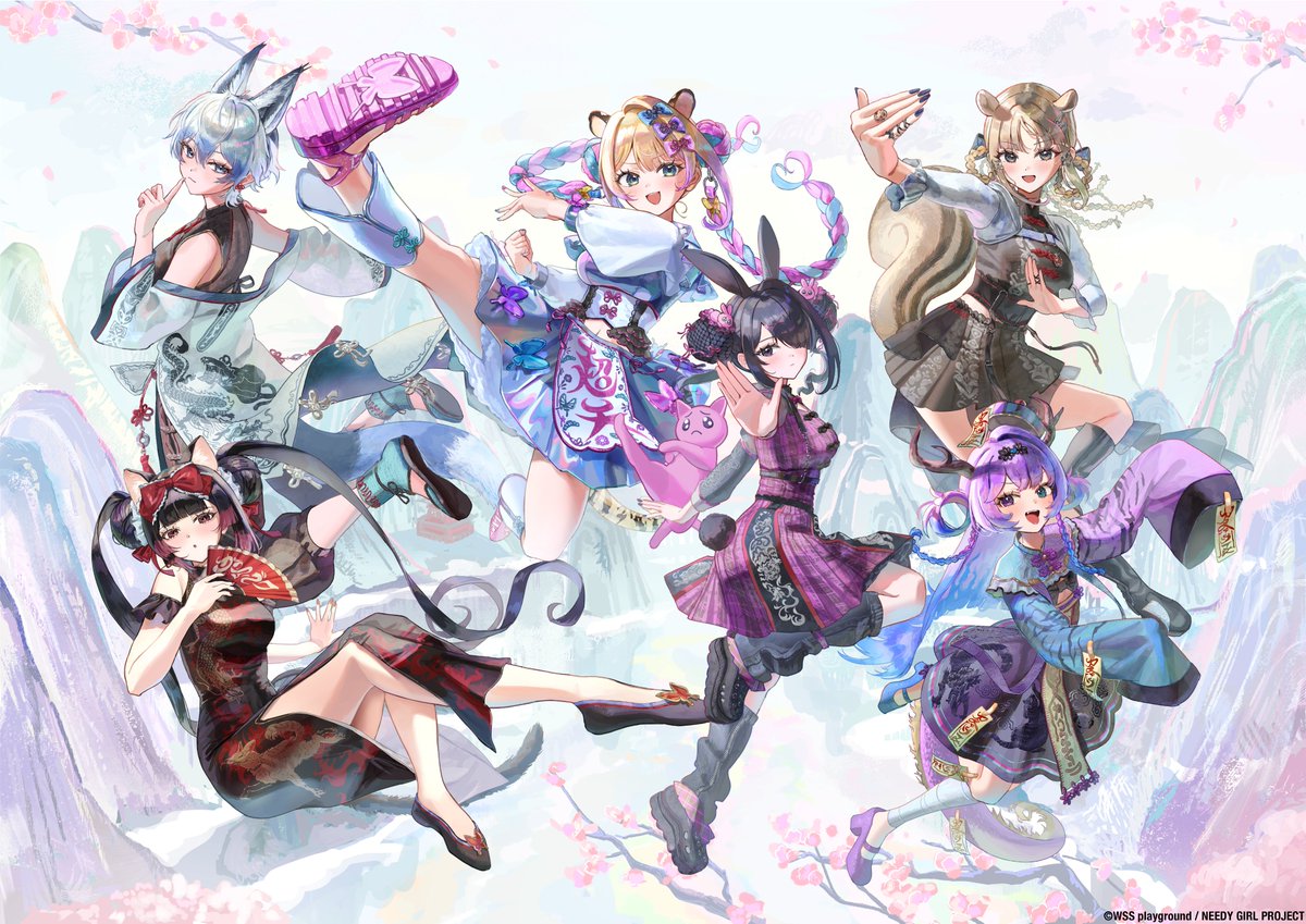 needygirl_o's tweet photo. ／
📢東名阪POP-UP 描き下ろしイラスト公開！！②
＼

超絶可愛く、カンフーなイラストを
anne先生（@oici_ne）にご担当いただきました！💕

POP-UPスタートまであと1週間！
ぜひ遊びにきてね❣️❣️

#ニディガ #NEEDYGIRLOVERDOSE https://t.co/7KYqCjCENI
