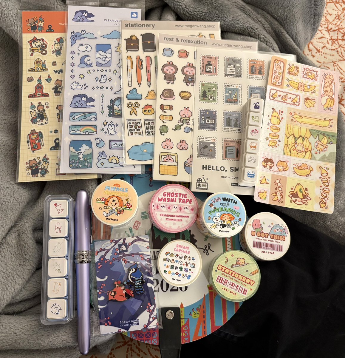shadow_gardens's tweet photo. stationery fest haul https://t.co/dF0bMHO8E0