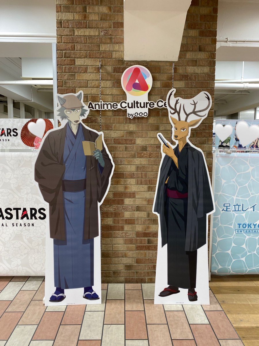 k2jk0k's tweet photo. Went to the BEASTARS pop-up! 
My husband is just too handsome for words! 🥹💓
Plus, Louis looks amazing too!✨ https://t.co/CASOsncvlB