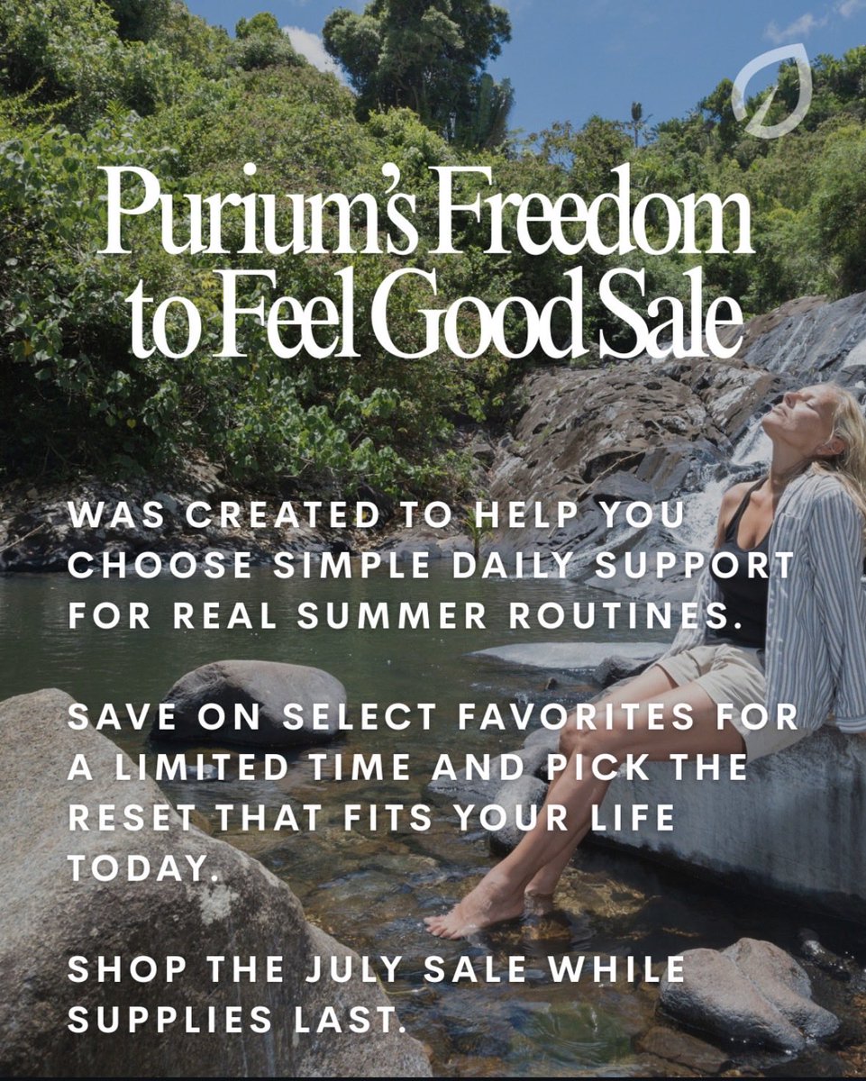 purepluspremium's tweet photo. That's what the Freedom to Feel Good
Sale is all about-making it easier to choose wellness products that fit your real life, not a perfect schedule.

For a limited time, save on select Purium favorites and discover the daily reset that works best for you. https://t.co/XrgmZvk4iT https://t.co/FUViRvGnJ1
