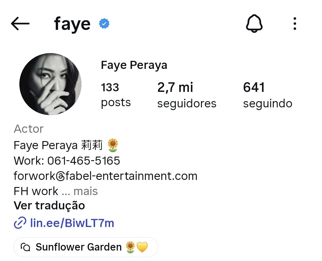 mc_cunhaesilva's tweet photo. Bigger and bigger... 2,7M! You go, giiiirl! ❤️🌻

#FayePeraya https://t.co/Pr08UUKfDP