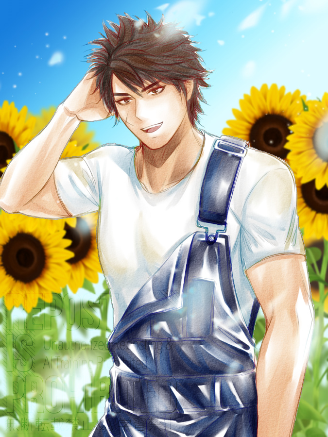 tsuki359's tweet photo. 去年描いた夏っぽいの再掲🌻 https://t.co/zkJva7St6F