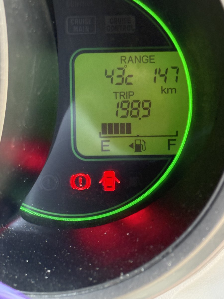 Dismas0425's tweet photo. 外気温43℃☀️
そらエアコン効かんわ😡 https://t.co/kwnvqTBGHC