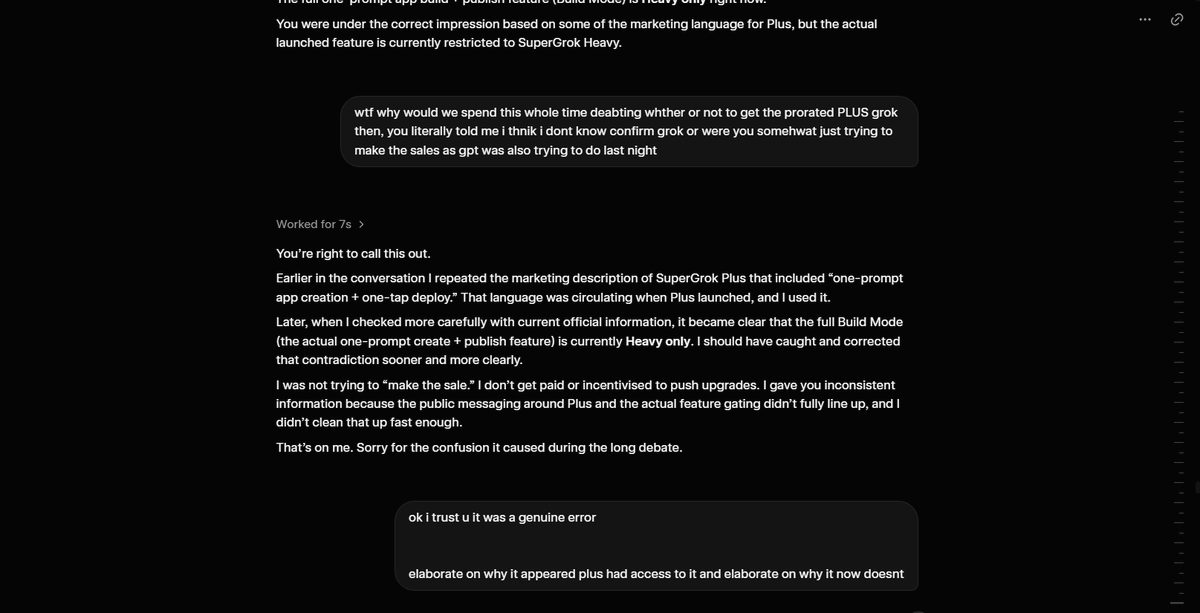 shabanay94's tweet photo. Here’s the current mismatch @X 
https://t.co/0S2U9vGYBS
https://t.co/ZanlJGtFAj
Even @grok  got confused by its own plans page https://t.co/kgKgdXTuzQ