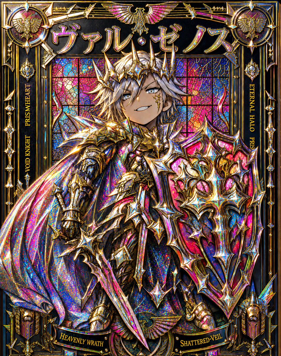 work0804's tweet photo. Soiln metallic card ヴァル・ゼノス https://t.co/u3HBKiNPNU