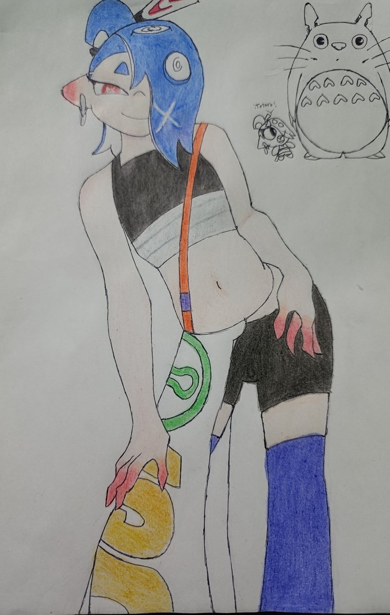 Trixgamer11's tweet photo. #Splatoonfanart #splatoonraiders #Totoro https://t.co/UrNIHWNUFJ