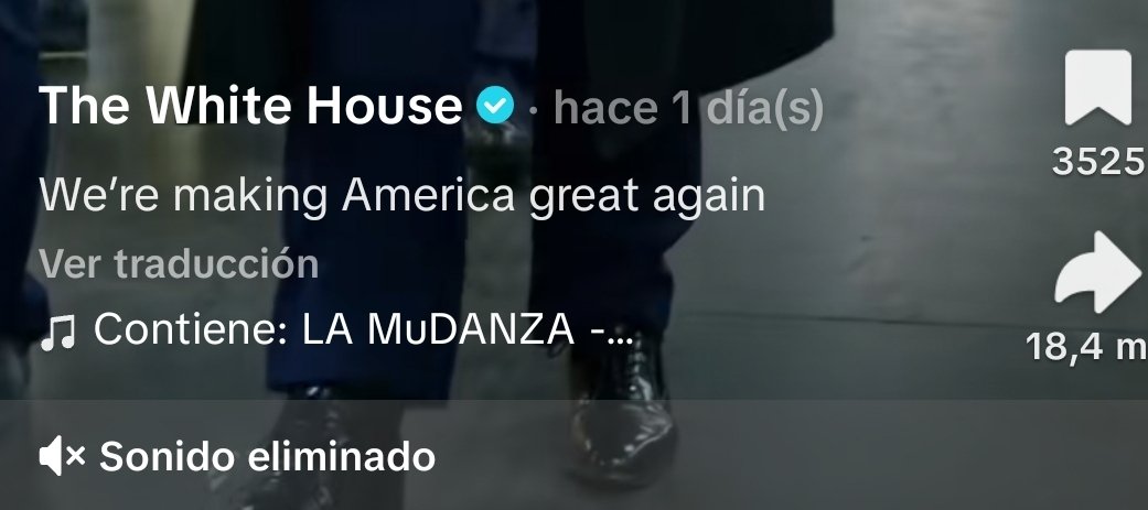 keiveiec's tweet photo. El audio del video de la Casa Blanca que utilizaba "LA MuDANZA" de Bad Bunny ha sido eliminado.

El equipo de trabajo de Bad Bunny nos ha escuchado.

Con Benito no se juega. https://t.co/n5fs2006PH