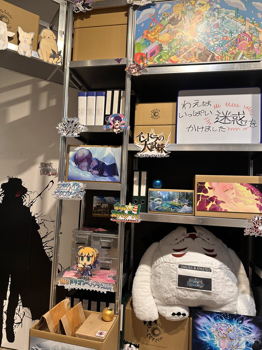 youjiiin's tweet photo. 昨日、森アーツセンターギャラリーのFGO展 https://t.co/XidsNaDxel