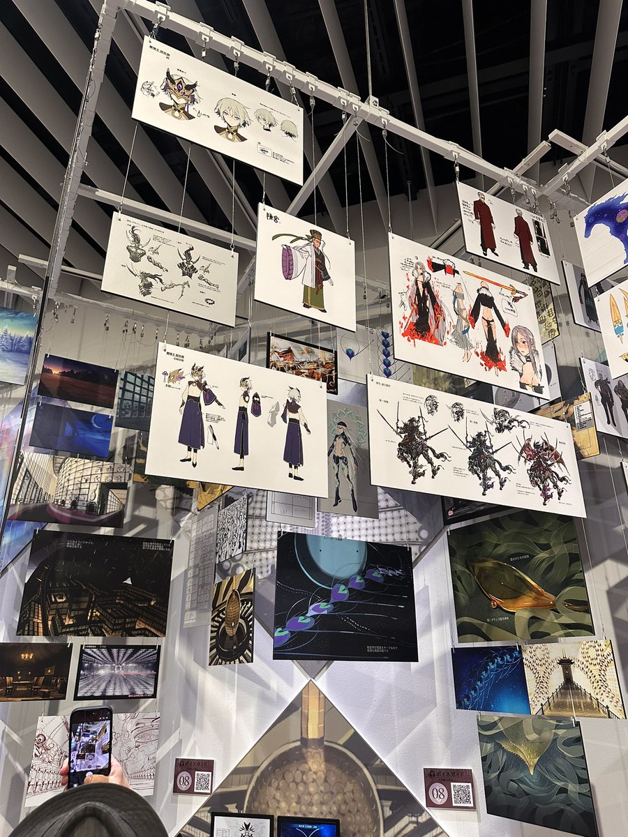 youjiiin's tweet photo. 昨日、森アーツセンターギャラリーのFGO展 https://t.co/XidsNaDxel