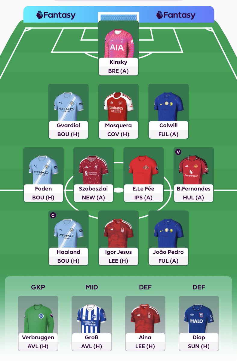 T0m1Gr's tweet photo. @FPL_Harry @FPLtism BB1 https://t.co/njkWk7tRd2