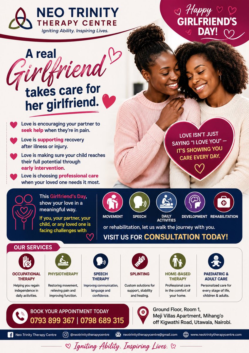 Ntrinitytherapy's tweet photo. A real girlfriend  cares. #girlfriendsday #lovecares https://t.co/W8VZ7Tzzhp