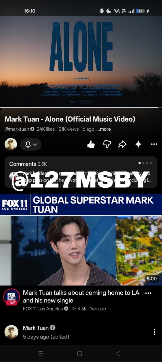 127MSBY's tweet photo. @MTPilipinas @marktuan @DNAmngmnt #ALONE #MarkTuan https://t.co/D5JybrJnNt