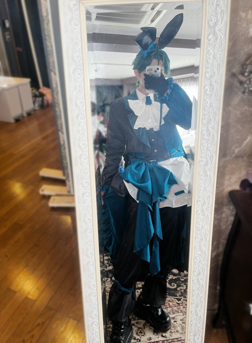 mmcos_mm's tweet photo. #セプトリバニー倶楽部_0801

念願の！ﾌﾟﾘﾊﾞﾆ️🩵ミナトくん撮影してきました🐰✧︎*。
空間全部可愛くて幸せだった🎶🫖💐
プリズムアクトめろめろなのでお楽しみに♡ https://t.co/thoFjhVvr6