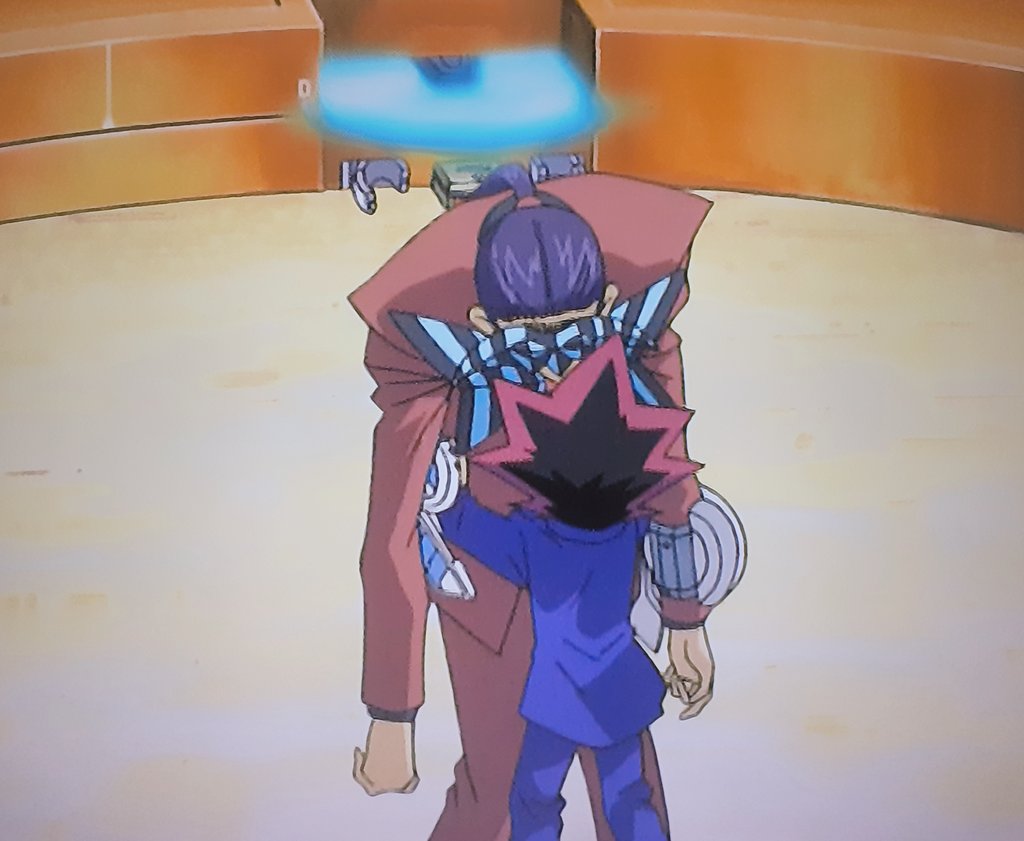 PJBakurafan1's tweet photo. I'm not afraid of you! Next time show me your face, you coward!
#yugioh #anime #yugimoto https://t.co/6RfzKoMjOs