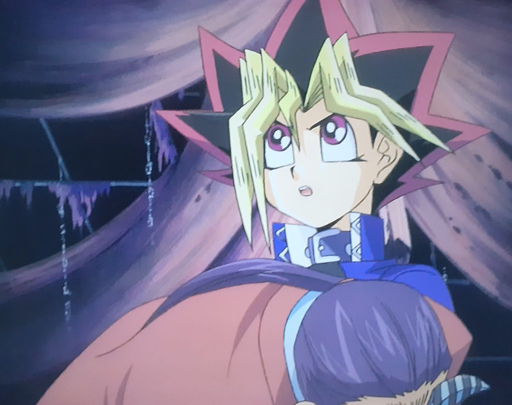 PJBakurafan1's tweet photo. I'm not afraid of you! Next time show me your face, you coward!
#yugioh #anime #yugimoto https://t.co/6RfzKoMjOs