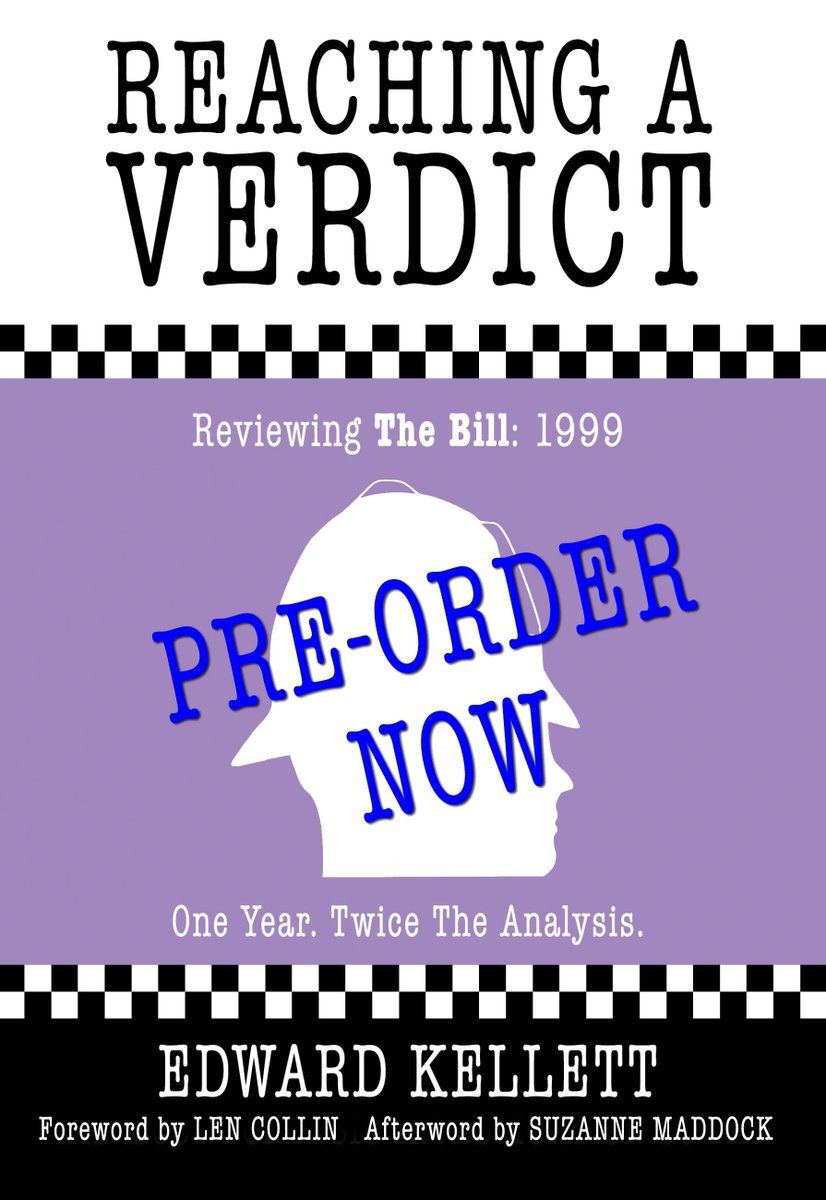 olivercrocker's tweet photo. We're honoured that legendary #TheBill scriptwriter @Len_Collin has written the Foreword to Edward Kellett's new #ReachingAVerdict book &amp; the mighty @Suzanne0maddock has penned a beautiful Afterword looking back at Cass Rickman's first year at Sun Hill 🚔https://t.co/elCK9ZKYqz https://t.co/3kLWGSRIaO