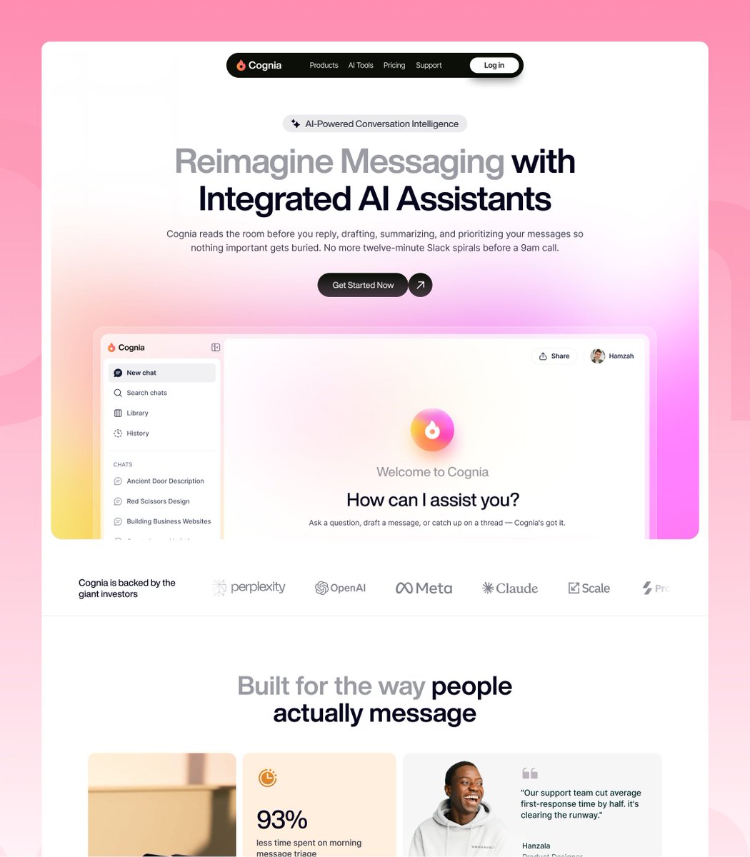 najmul_design's tweet photo. Most people lose the first 15–20 minutes of their day just triaging Slack and email, sorting what's urgent from what's noise, before they've done any real work. https://t.co/5GDPCkEMK0