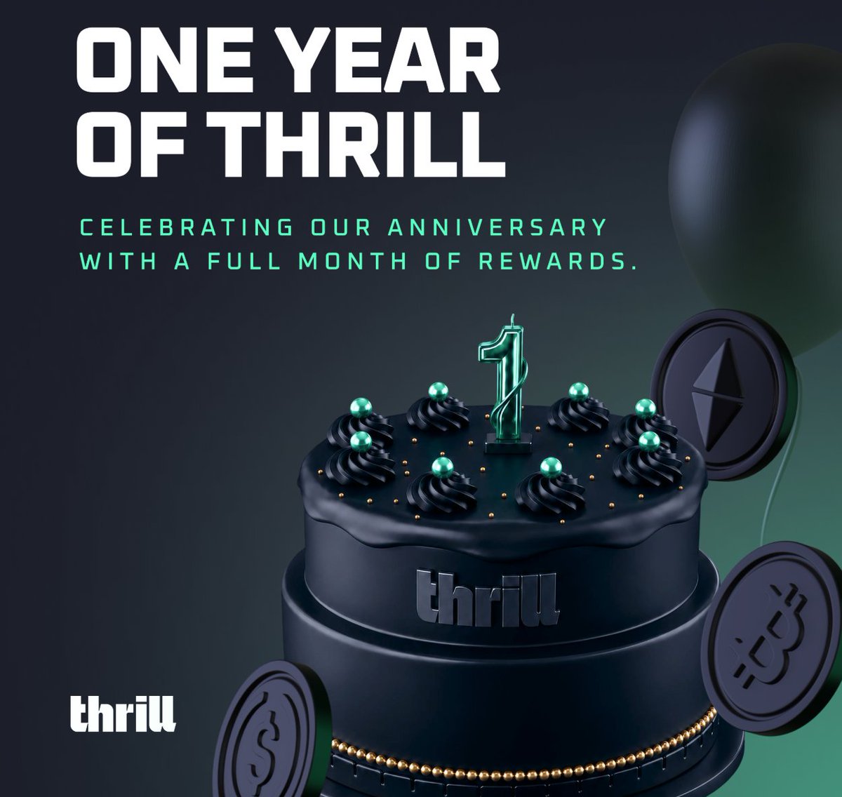 DEVLSLOTS's tweet photo. $500 GIVEAWAY CELEBRATING 1 YEAR OF THRILL!🎉

A massive shoutout to the entire team working tirelessly behind the scenes to create the best product in this space! 💪

TO ENTER TO WIN:
✅LIKE + RT + TAG A FRIEND
✅FOLLOW @Thrill_com + https://t.co/lJg9HhH3PZ
✅COMMENT YOUR FAV THRILL MOMENT!

5 WINNERS $100 CAD EACH DRAWN LIVE 8/10 ON https://t.co/lJg9HhH3PZ

18+ ONLY | GAMBLE RESPONSIBLY | AD