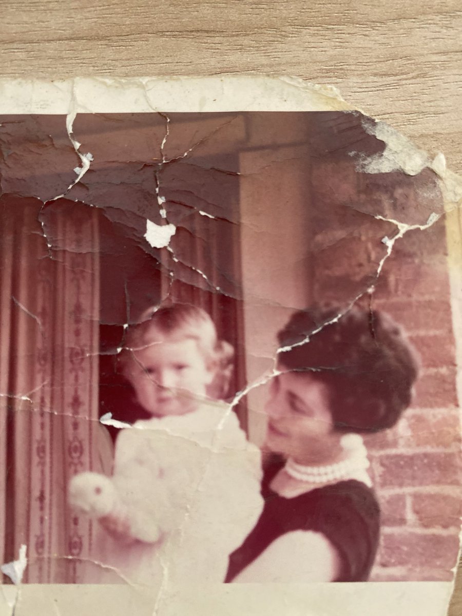 Cheryllmg1's tweet photo. @MissLauraMarcus Me, mum and Bunty. I still have him 🧸 https://t.co/REWeMUBc3C