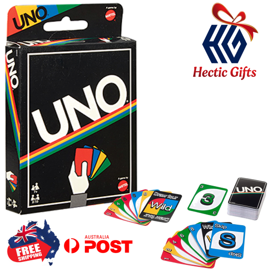 HecticGifts's tweet photo. NEW - Mattel UNO Retro Edition Card Game
https://t.co/QsECjrfR04
#New #HecticGifts #Mattel #UNO #UNOCardGame #RetroEdition #Retro #Wild #Memories #fun #colourmatching #numbermatching #Cardgame #fun #nostalgic #Original #FreeShipping #OzWide #FastShipping https://t.co/8Yyk1E1mIl