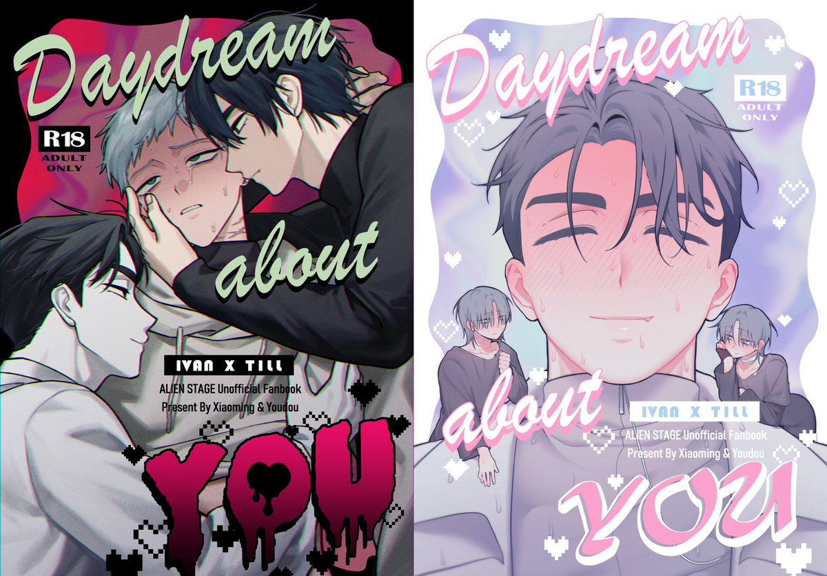 aaabbc543210's tweet photo. NiCE2新刊印量調查！
《Daydream About You》
伊凡蒂爾3P合本
◆R-18／34p／A5／230ntd
https://t.co/WHFn0bIOZF
以下是試閱，請有興趣的哥哥姐姐們填寫印調🩷
(1/3) https://t.co/Ux4dD2yhRC