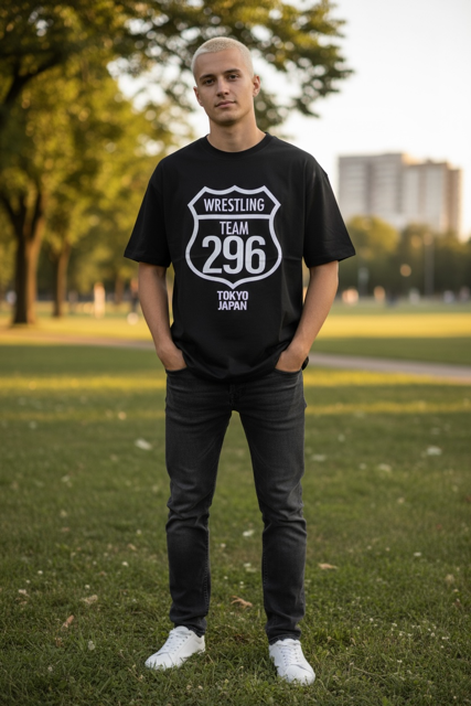 DEPORTES_SHOP's tweet photo. 【#DEPORTES】こちらも再入荷「TEAM296Tシャツ」好評の為再入荷、 シンプルなデザインで普段でも着やすいと思います サイズはM～XXXLまで 4,400円（税込） 296フリークはマストバイですよ 再入荷につき全サイズございます #デポルテス #TEAM296 #プロレス https://t.co/riJuP9SR2Z