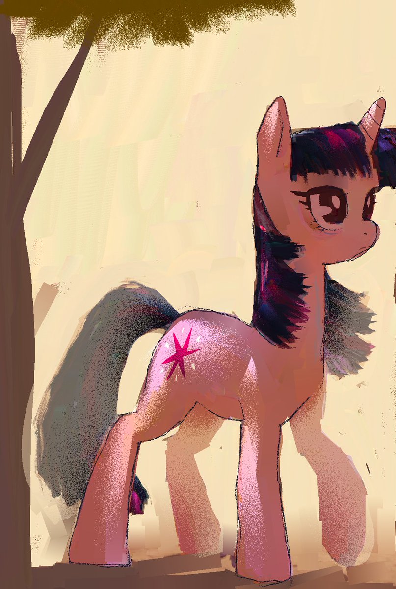 buttercupsayn's tweet photo. #HeavyPaint #TwilightSparkle https://t.co/Ums1wc5QRK