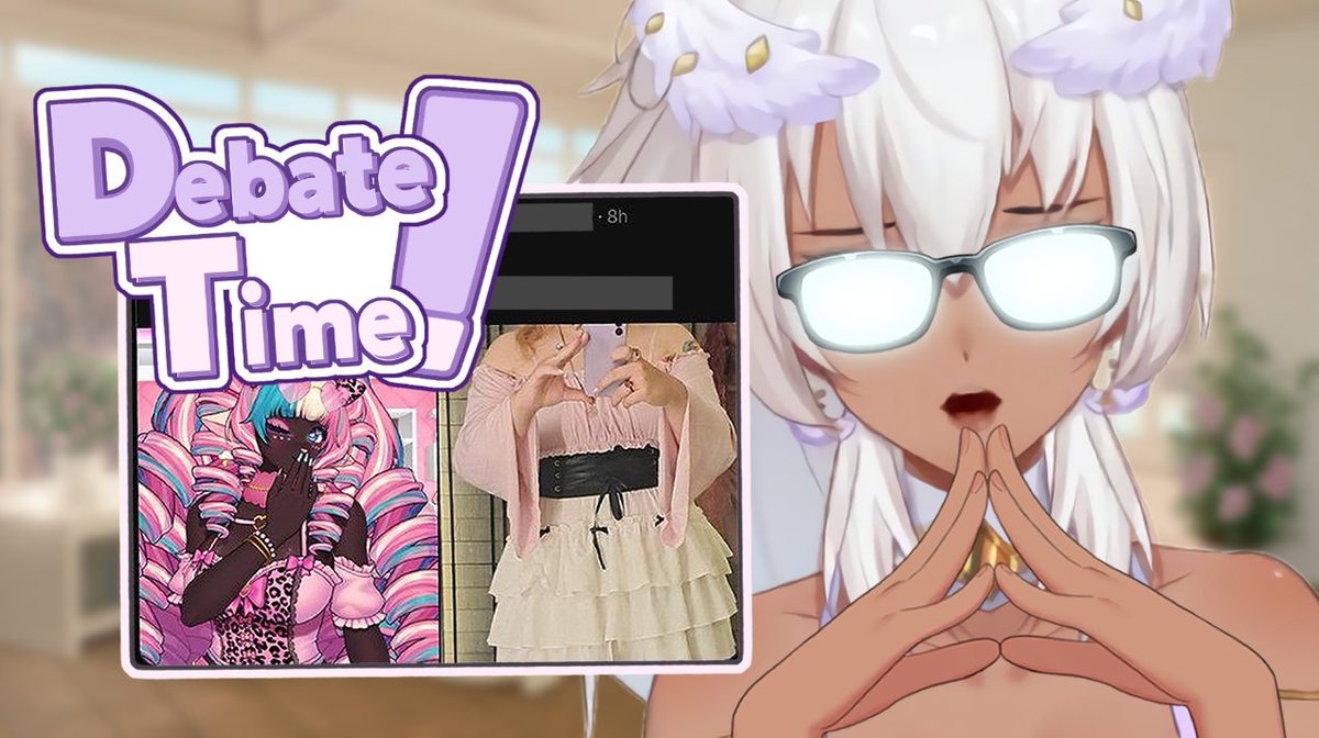 kamiiwingsfree's tweet photo. 💗 Debate Time! 🪽

I am looking for black vtuber co-hosts to host a debate regarding the topic of white skintones vs. black models. 

Please keep in mind this is a respectful debate and will have rules to keep it civil.

Otherwise.....Fill out form below! 😆
#vtuber https://t.co/kRPy69l9Kq