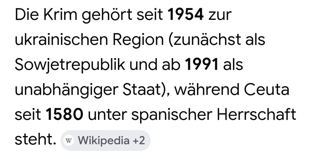 ralph_schoelli's tweet photo. Wenn die Krim eindeutig zur Ukraine gehört, dann gehört Ceuta noch viel eindeutiger zu Spanien. https://t.co/nY1A9k8HiJ
