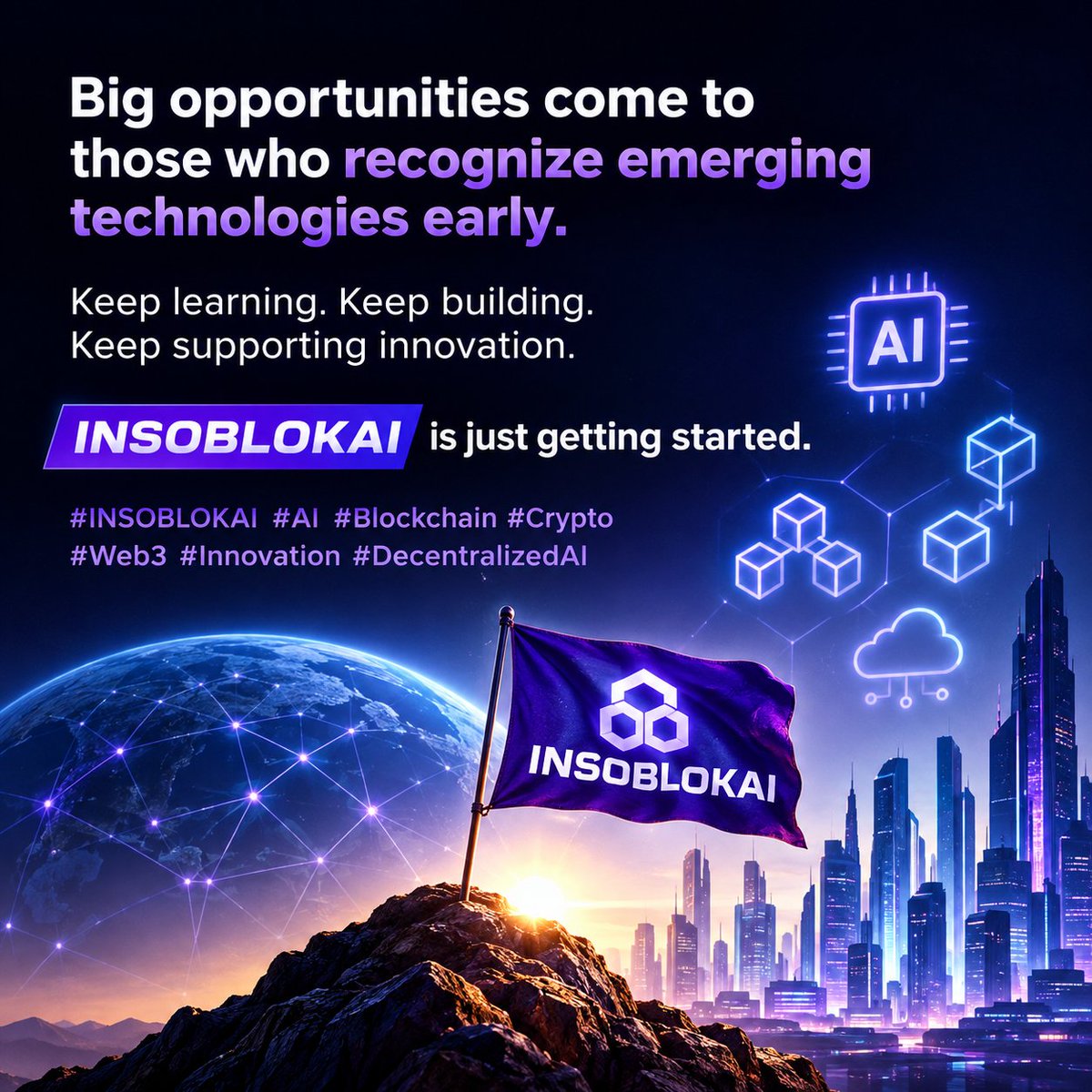 ZEkanemonweb3's tweet photo. Big opportunities come to those who recognize emerging technologies early.
Keep learning. Keep building. Keep supporting innovation.
INSOBLOKAI is just getting started.
@insoblokai #DeFi #Binance #Crypto #BSC #airdrop $ETH $INSO https://t.co/nBXkaFX0kY