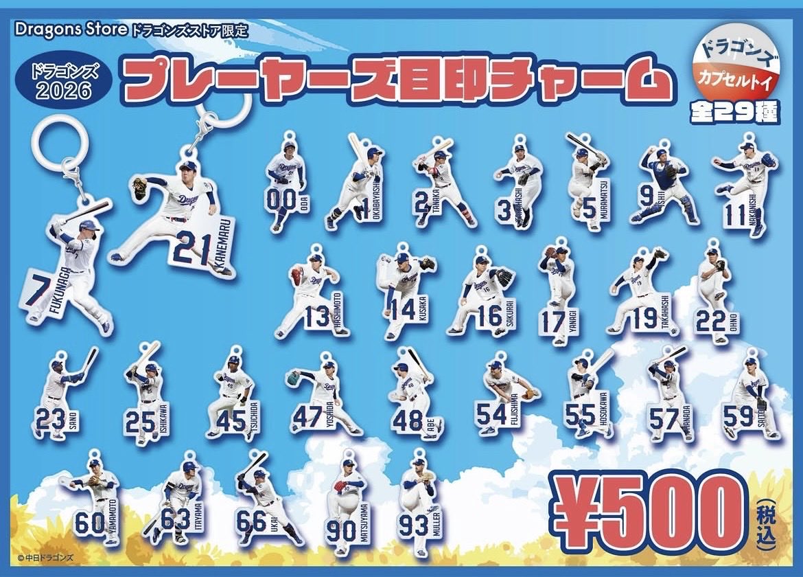 fh_d_68's tweet photo. ドラゴンズストア プレイヤーズ目印チャーム

求￤5.7
譲￤1.55

#ドラゴンズガチャ https://t.co/P2nAYhFt1f