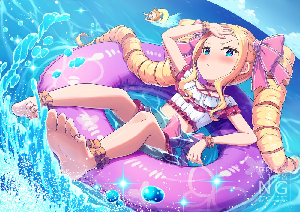 S_illustrator02's tweet photo. 水着ベアトリス
制作時間約１５時間
作業工程はyoutubeにあります https://t.co/fW2iMrK7Ul