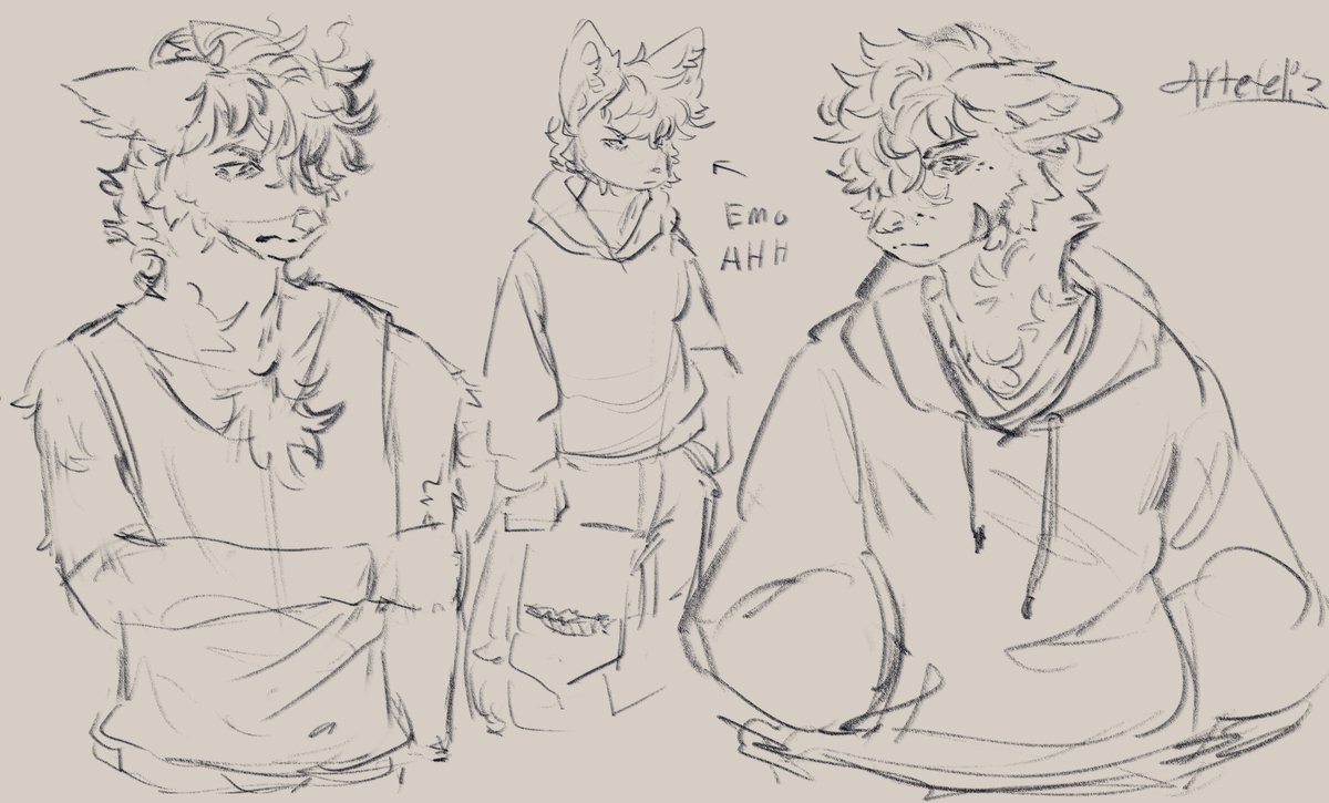 Artefelis's tweet photo. Color study and doodles of Theo from Ptk. Probably the most I've drawn for one character in a sitting. #promisestokeepvn  #promisestokeep https://t.co/O3uhKbjZKn