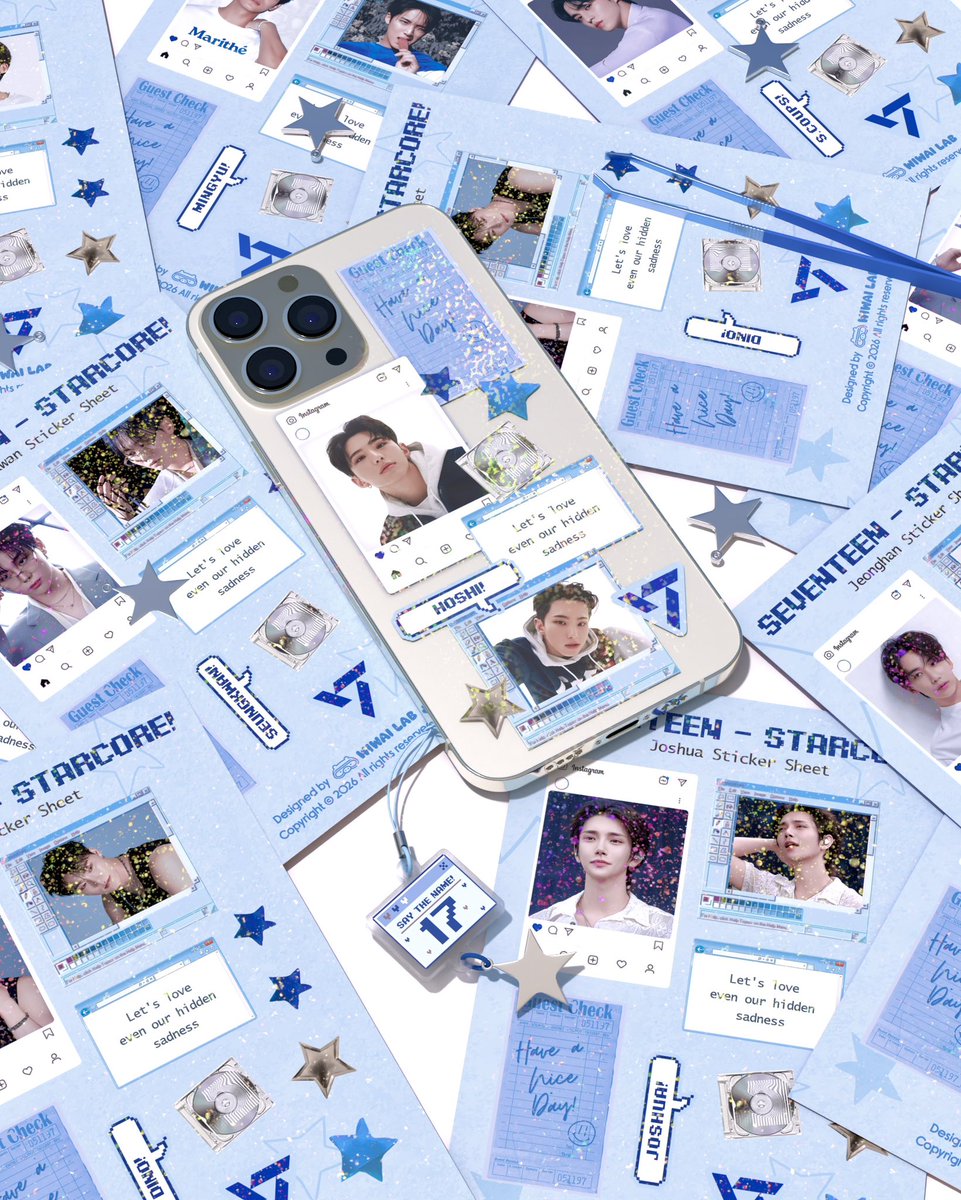 wiwailab's tweet photo. CARATS GATHER UP!
“STARLIGHT🩵⭐️” and “STARCORE🩷⭐️” Sticker Case Deco Kit by @wiwailab is finally available for SEVENTEEN version!

GO CHECK OUT HERE ⤵️
🔗 https://t.co/1TXv6tmWIL 
🔗 https://t.co/QNbrw8cCRJ
 or click link in bio!

𝙎𝙩𝙖𝙮 𝙁𝙖𝙗 𝙬𝙞𝙩𝙝 𝙒𝙞𝙬𝙖𝙞 𝙇𝙖𝙗! 🐷 https://t.co/ykZZFWHugb