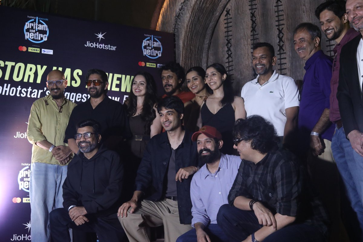 CyberDubey's tweet photo. Pritam and Pedro Success Party , #ReturnOfTheTrojanHorse #HiddenFiles #RajuHIrani #JioHotStar #ArshadWarsi #VikrantMassey #VirHirani #CyberShow https://t.co/2i3oUyL2J4