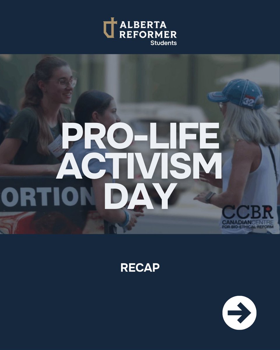ABRefStudents's tweet photo. 🚨Pro-Life Activism Day🚨

We were so amazed and encouraged at everyone who came out for training and activism hosted by Reformer Students and @CanadianCBR. 

1/3 https://t.co/yUBmotTy4v