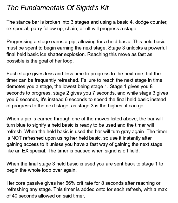 CertifiablyDumb's tweet photo. These are the facts on sigrid's kit after plenty of testing in annihilation simulacrum.
Test her out before she releases in its normal mode to see if you wanna spend your leftover remielle pulls on her!
#zzzero #sigrid https://t.co/FvZmb9N10v