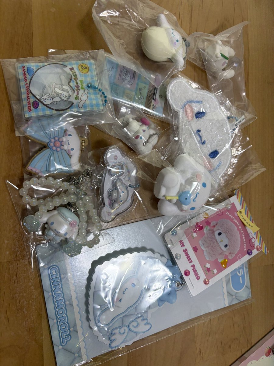 a_chan39a's tweet photo. 【交換】

譲）シナモ　シナモン　シナモロール

求）同種プリン、マイメロ、キティ
　
郵送での交換希望です📮
検索からでもお気軽にお声掛けください🍀 https://t.co/ZzMqn4VASr