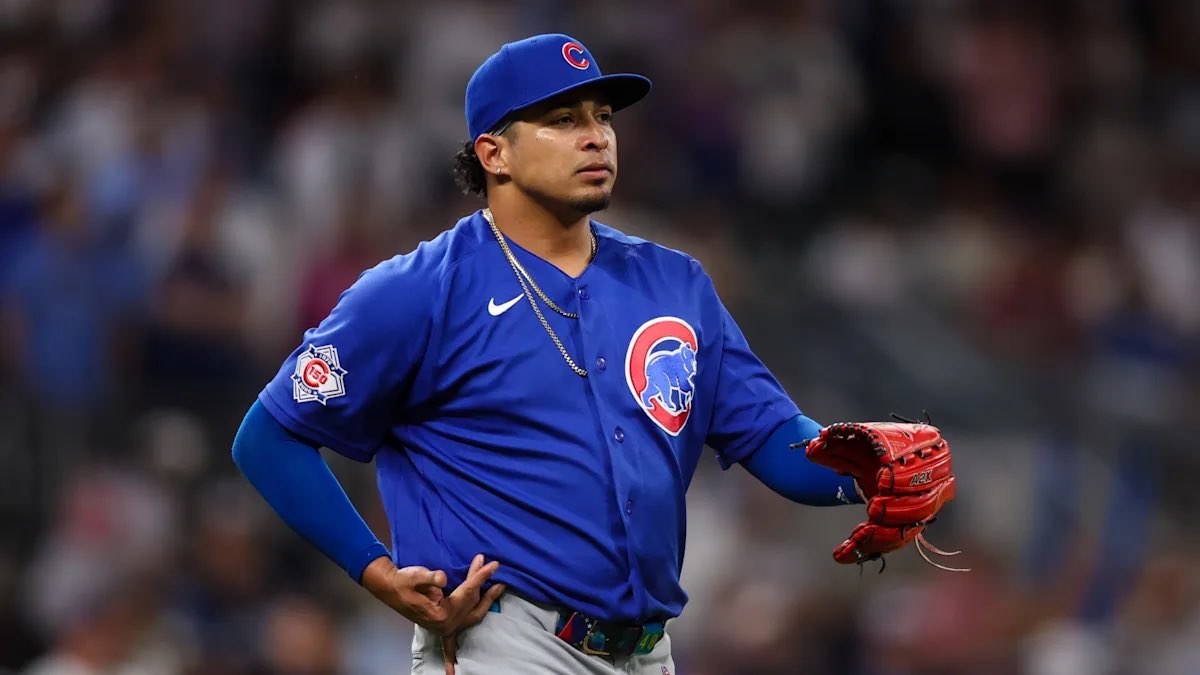 CubsZone's tweet photo. Daniel Palencia is scheduled to throw a live BP on Saturday at Wrigley, per @sahadevsharma. A rehab assignment would be next, and then a potential mid-August return. 

Full article here: https://t.co/xwehdCgI3v https://t.co/3rFYJbdyL9