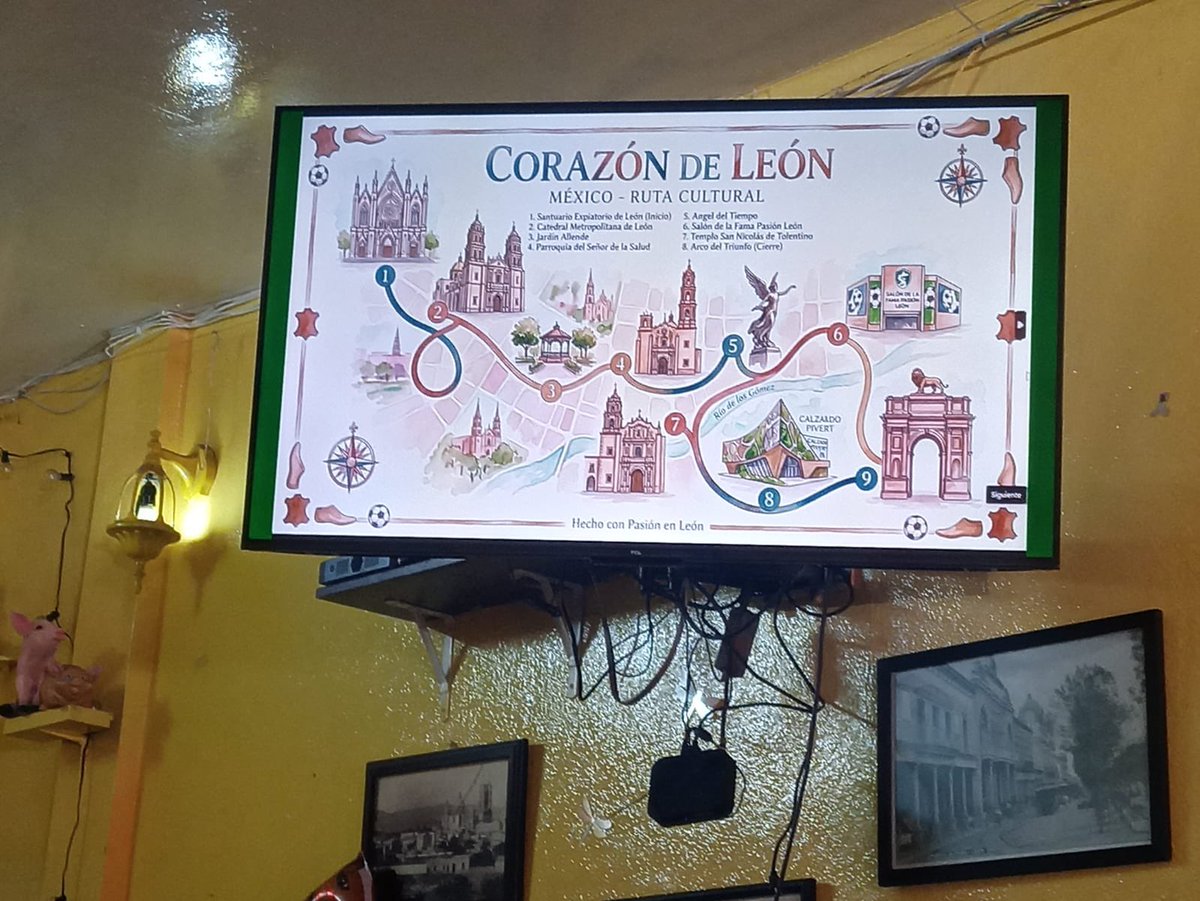 _infoLeon's tweet photo. 🏛️✨ Presentan una nueva ruta turística por el Barrio Arriba para celebrar los 450 años de León. El recorrido incluye historia, gastronomía y tradiciones, con salidas todos los sábados. 🌮🍧

🔗https://t.co/PKEQ6NQaMM https://t.co/KovOZ0hVxe