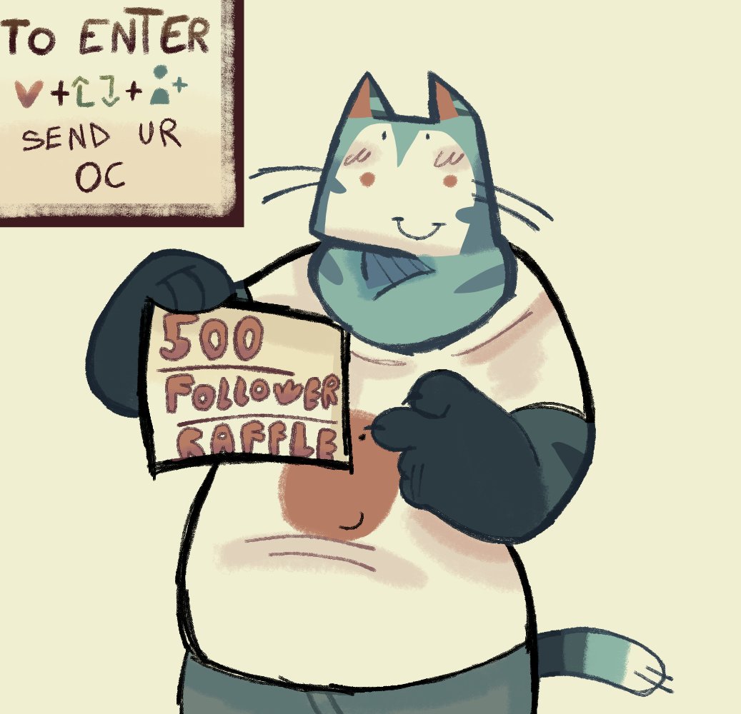 Gammibal_fangz's tweet photo. 500 Follower raffle thank you guys so much again!!!

To enter!
Like, retweet, follow, send your oc!

There will be two winners!
🥇 will get a full body rendered drawing!
🥈will get a half body rendered drawing!

Raffle will end in 2 weeks!!! https://t.co/5jqpdXFK1m