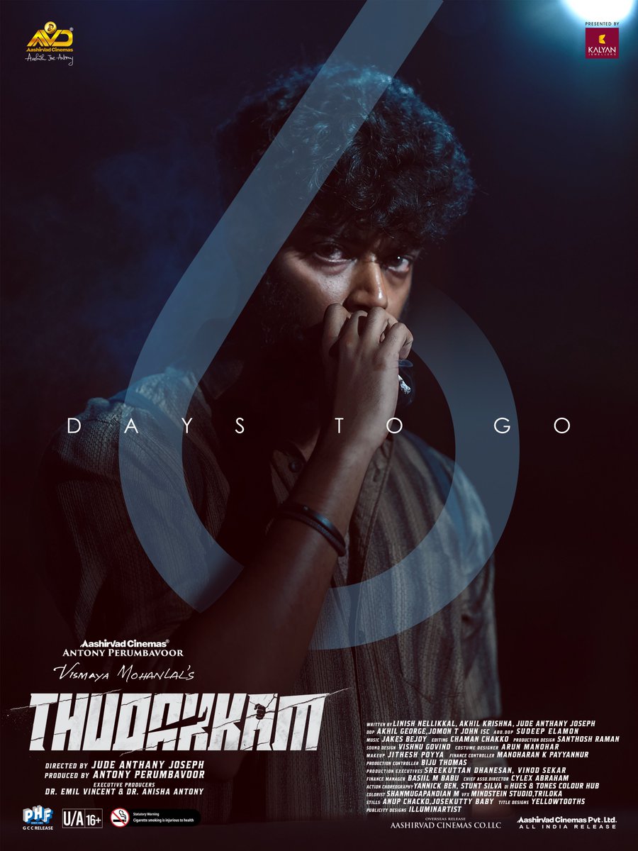 AnfieldBoy2255's tweet photo. 6 Days to Go ✌️✌️✌️

#Thudakkam In theatres worldwide on August 7.

#JudeAnthanyJoseph #Vismayamohanlal #Mohanlal @vismayamohanlal #AashishJoeAntony @antonypbvr @aashirvadcine
@apifilms https://t.co/MbNeCRFWUL
