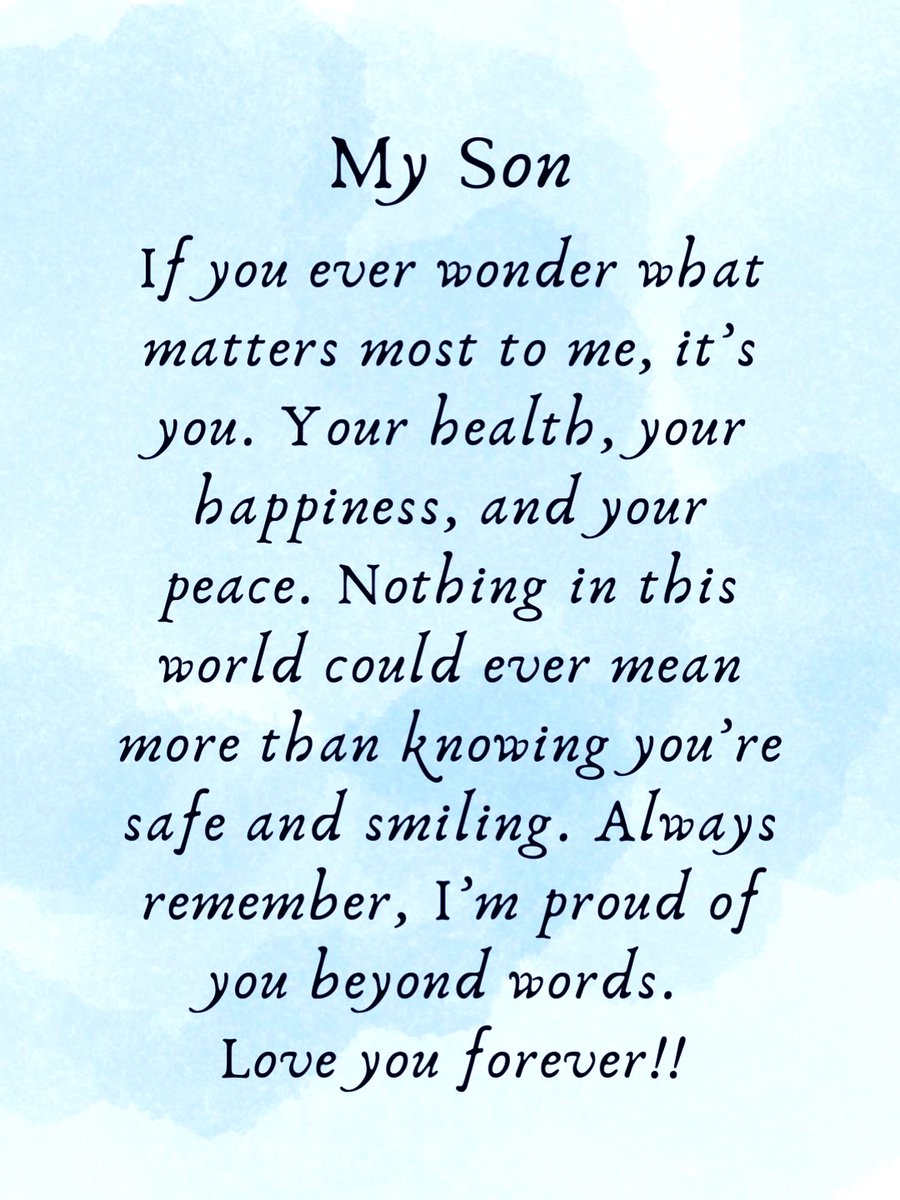 KapadiaShipra's tweet photo. To my Son …..🫶🏼

#MotherSon #MothersLove #Quote #like #follow #MomMotivation #Motherhood #MomsOfTwitter #QuotesForMoms  #MomSon #moms #ReminderForMySon  #Motivation #ToMySon #sons  #quotefortoday #FriendlyReminder https://t.co/7ed5ex7E53