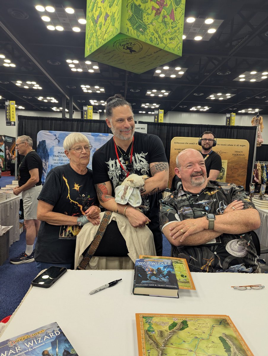 DungeonTeachers's tweet photo. Gen Con Day Three:  #GIJoe  Limitless Adventures, The Four Doors games in addition to celebrites on the exhibit hall floor!  #GenCon26 #boardgames #TTRPGs #games https://t.co/g7N8K2nzxH