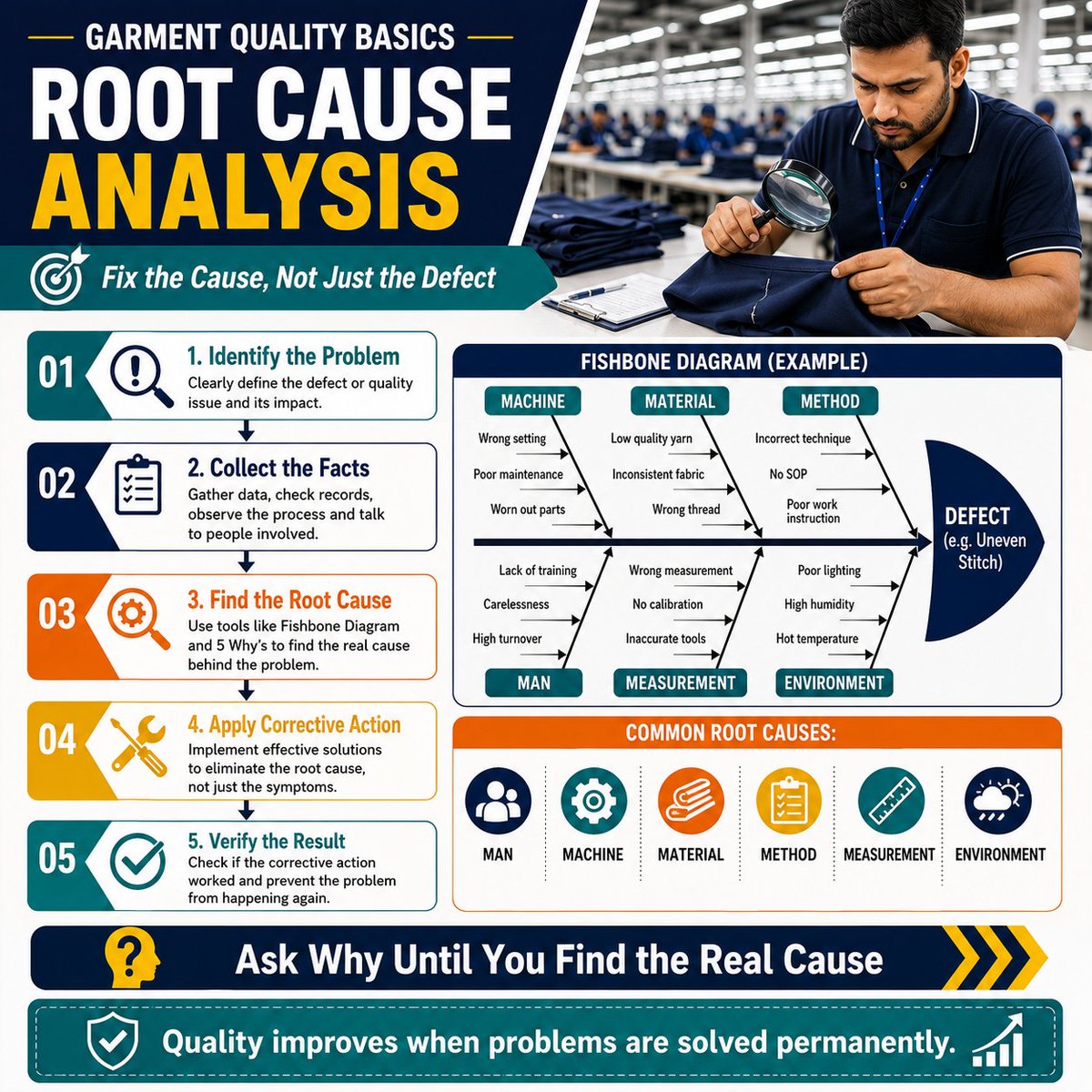 richardccronin's tweet photo. Apparel quality tips 
#GarmentQuality 
#RootCauseAnalysis 
#RCA 
#QualityControl 
#QualityAssurance https://t.co/RY8kQ6Bb2E