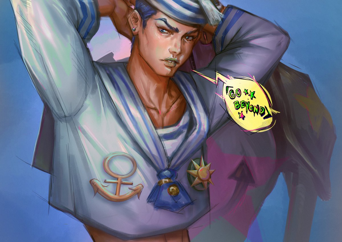 radeioactive's tweet photo. go bey⭐️nd #part8 #jjba https://t.co/8rv4B8NdCY